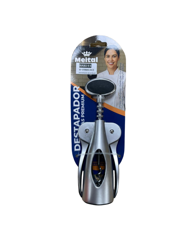 Destapador De Botellas Premium De Acero Inoxidable 14,5 Cm Meital