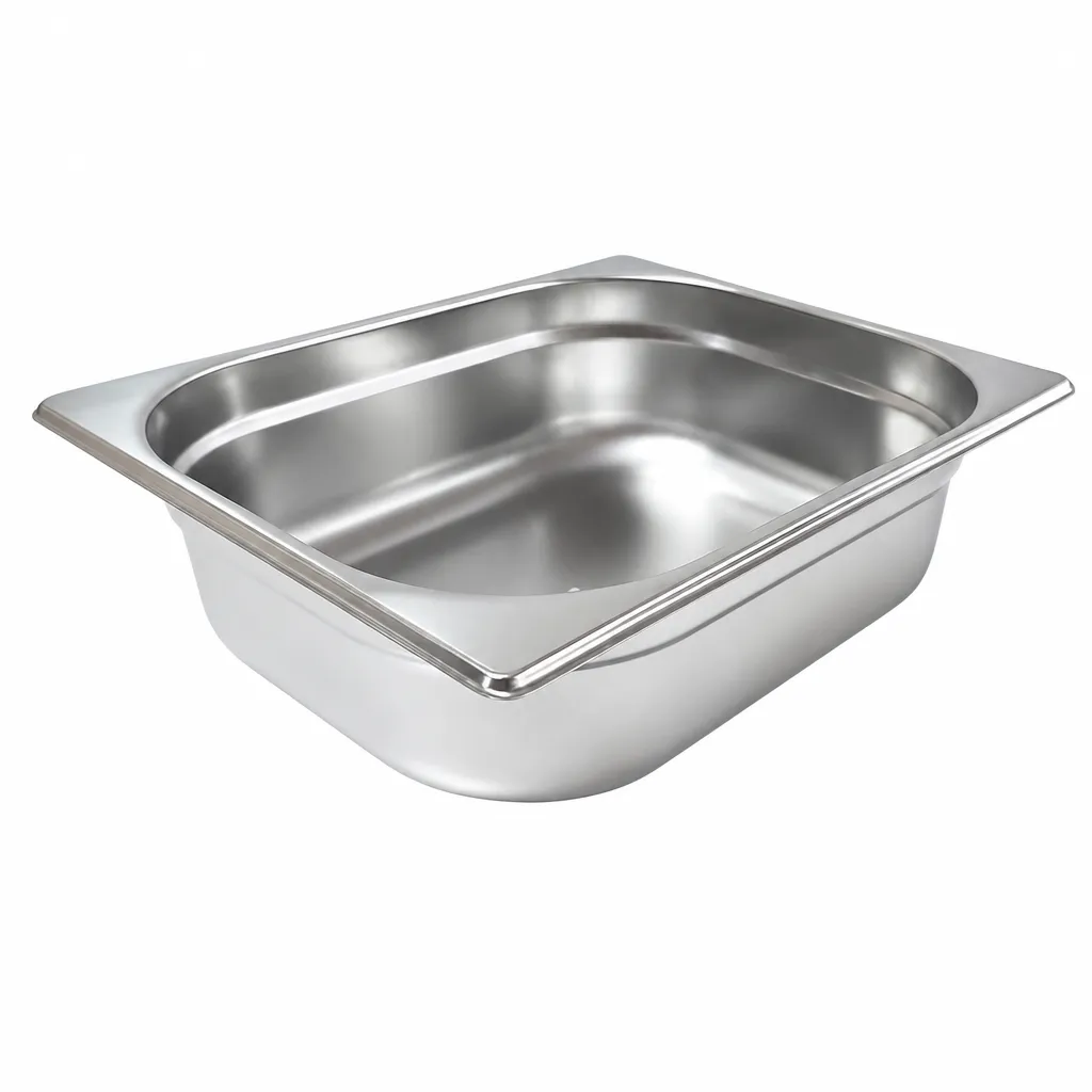 Bandeja Gastronómica De 1/3 En Acero Inoxidable De 32.4X17.5X10 Cm Meital