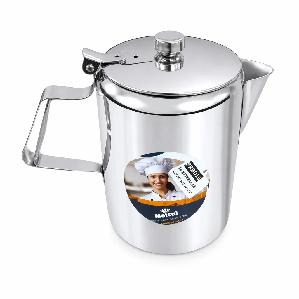 Cafetera Con Tapa De Acero Inoxidable 32 Oz Meital