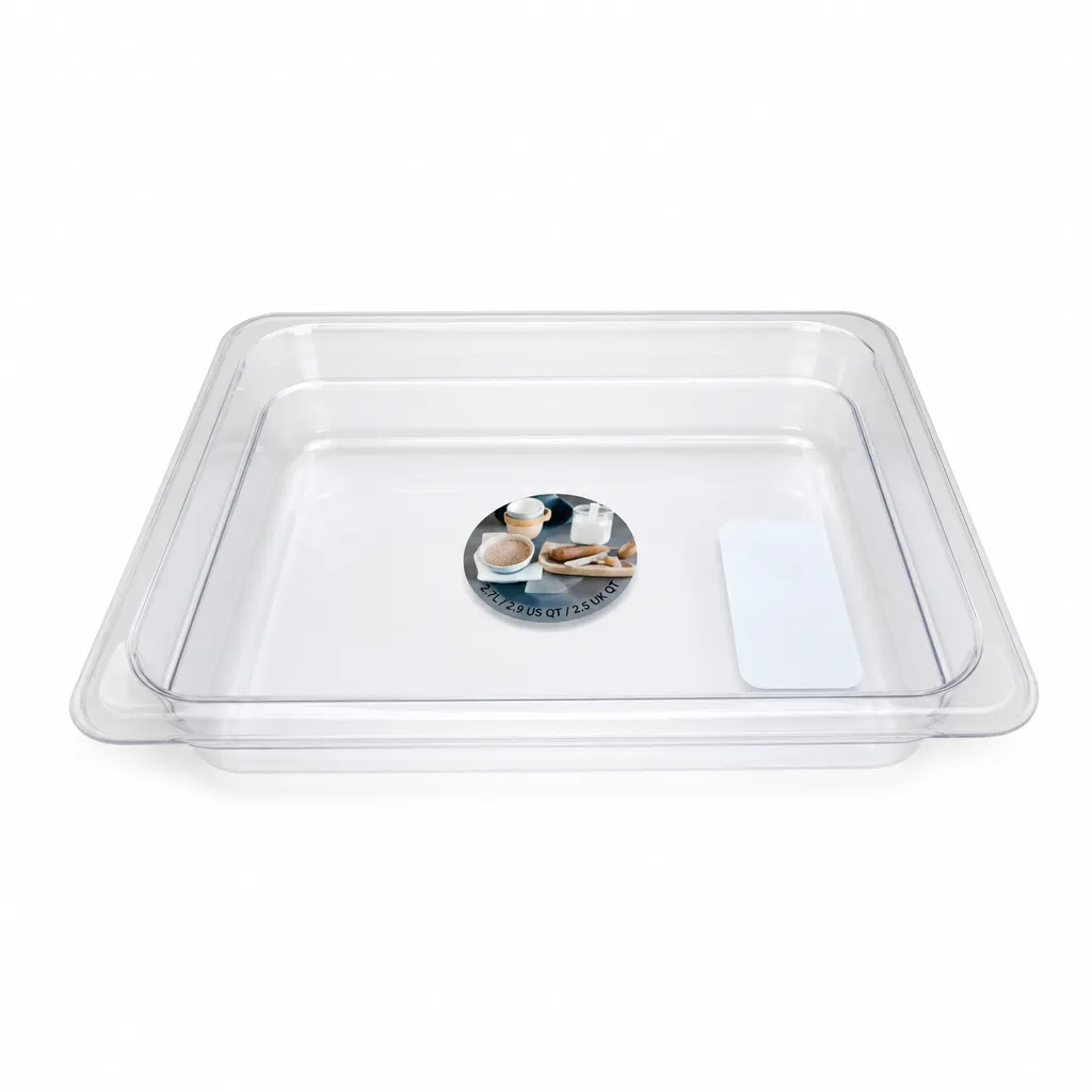 Bandeja Gastronómica De 1/2 En Policarbonato De 32,5X25,6X15 Cm Meital