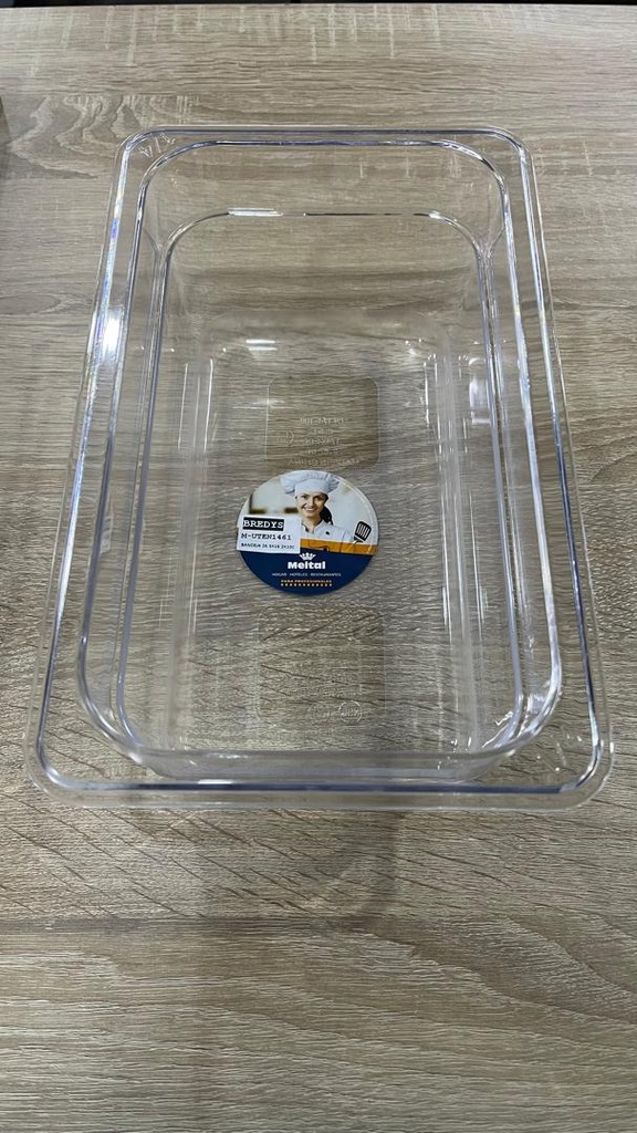 BANDEJA 26 5X16 2X10 CENTIMETROS POLICARBONATO MEITAL