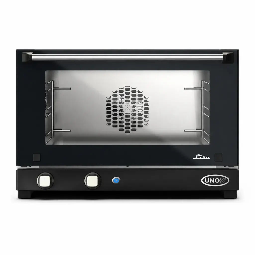 Horno Lisa De Convección Eléctrico Acero Inoxidable 46x60x64 Cm 3 Bandejas Unox
