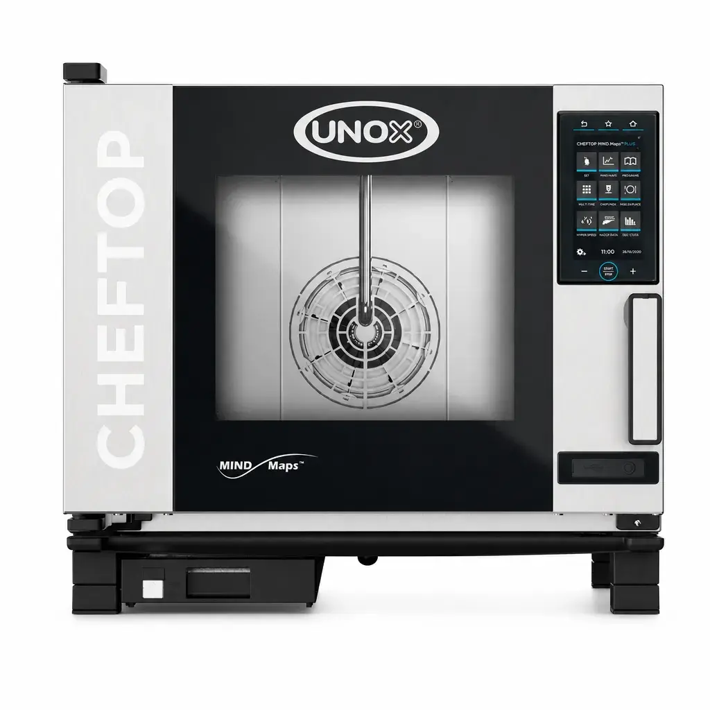 Horno Cheftop Mind Maps Plus Mixto Eléctrico De Acero Inoxidable 68x75x79 Cm 5 Bandejas Unox 