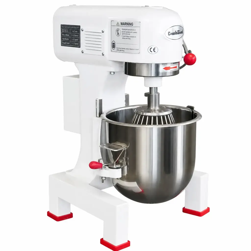 Batidora Amasadora Mezcladora En Acero Inoxidable 20L 110V 1.5Hp Iboia