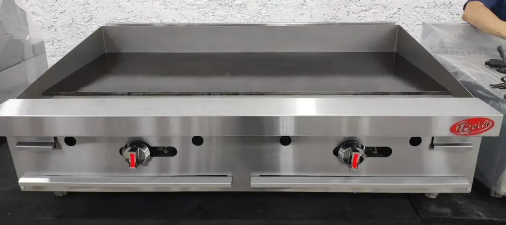 Plancha A Gas De Tope Acero Inoxidable 1.20 Iboia