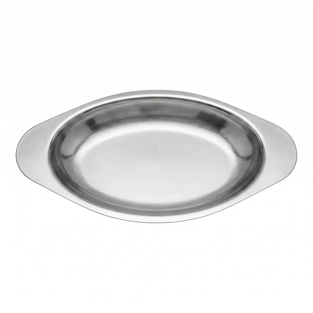Cazuela Ovalada De Acero Inoxidable 20 Cm Vemametca 