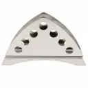 Servilletero Triangular De Acero Inoxidable 10 X 18 Cm Bhalaria