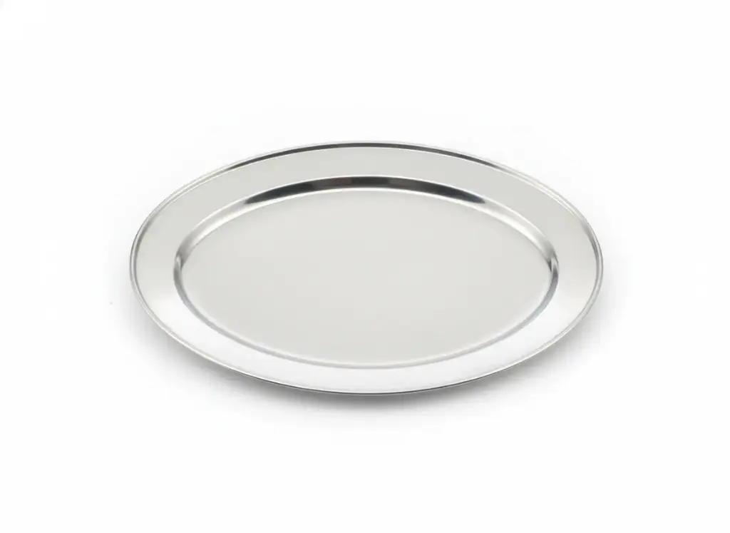 Bandeja Ovalada De Acero Inoxidable 40Cm Todotel