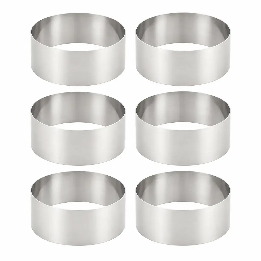 Aro Formadora De Hamburguesa En Aluminio 4x3 Cm 