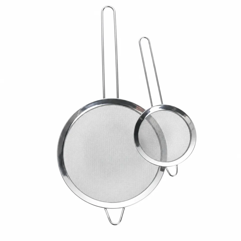 Set De Coladores De Acero Inoxidable 14 Y 8 Cm Bakers Secret