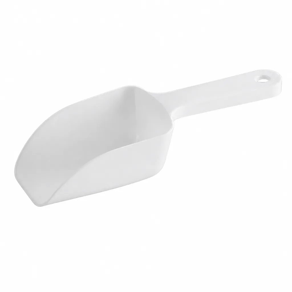 Pala Con Fondo Plano De Plástico Blanco 2Oz Choice