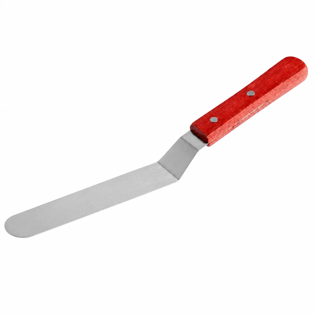 Espátula Acodada Para Glaseado Con Mango De Madera 20.32 Cm Choice