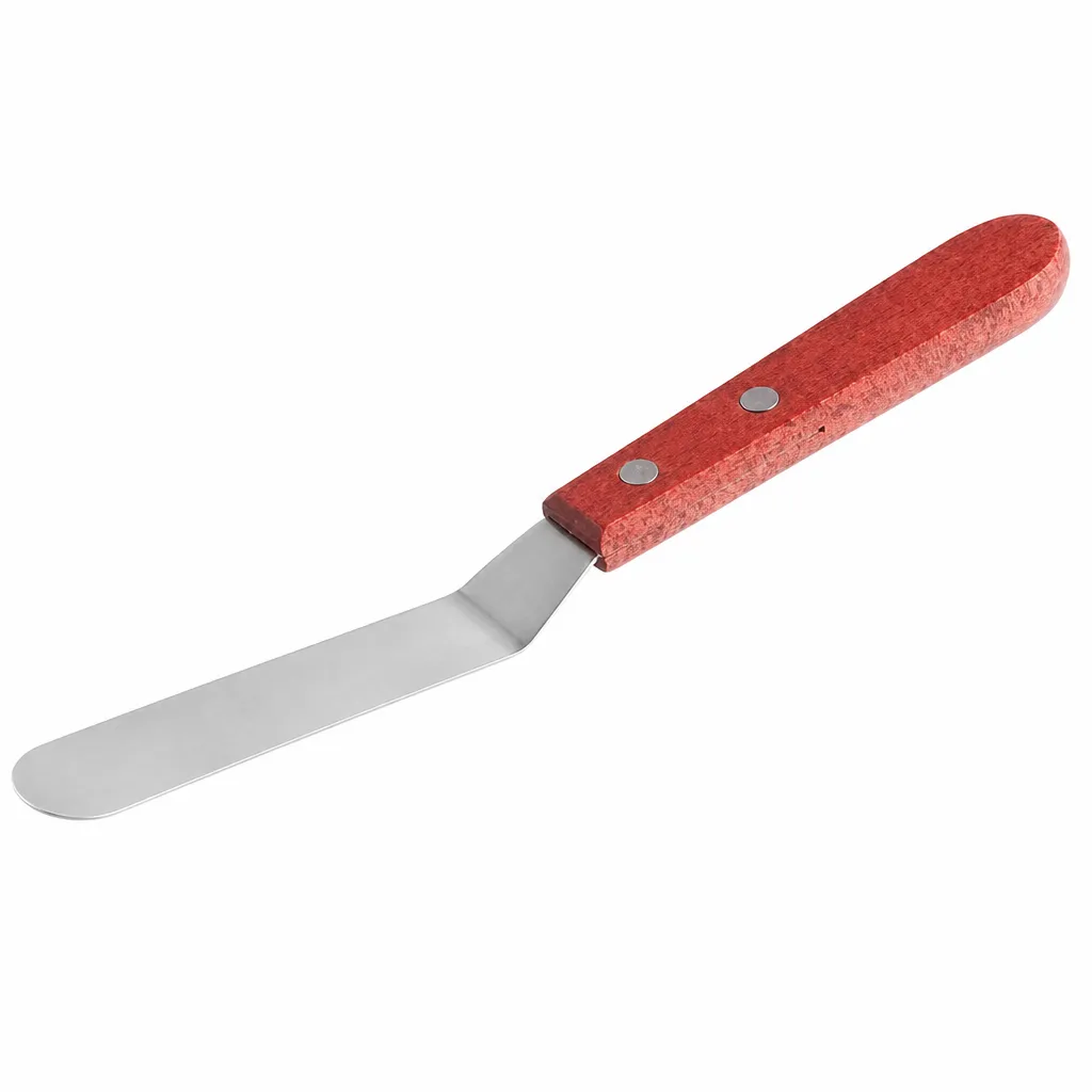 Espátula Para Decorar Hoja Descentrada Con Mango De madera 19.68 Cm Choice