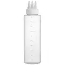 Salsero Dosificador Triple Boquilla De Plástico 500Ml Cosmoplast