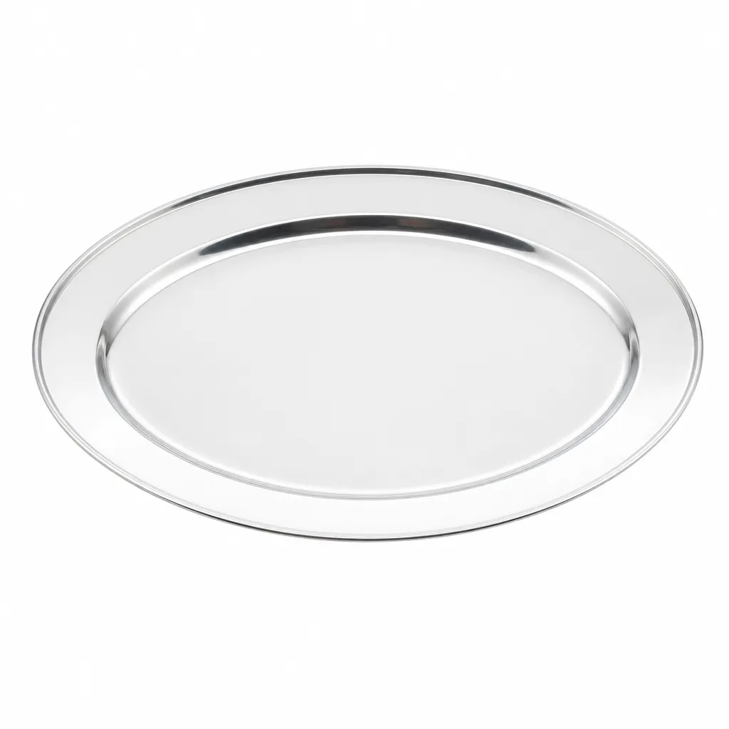 Bandeja Ovalada De Acero Inoxidable 40 Cm Todotel
