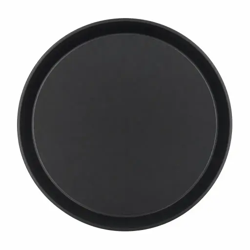 [M-BAND0009] Bandeja Negra Para Camarero Antideslizante De 35 Cm Alfa Hogar