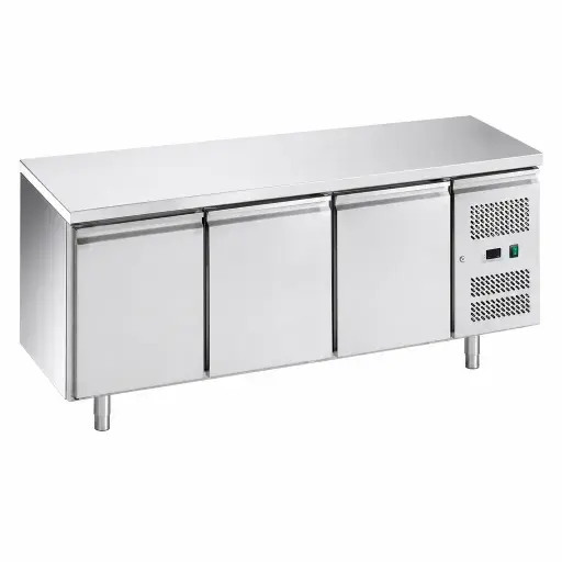 [M-EQUIP0179] Mesa De Congelación De Acero Inoxidable 3 Puertas 470L 182X97X82Cm 110V Senzani