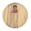 PLATO REDONDO DE MADERA 29 CENTIMETROS MARCA INCOR