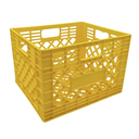 CESTA LECHERA AMARILLA AZUL Y NEGRO