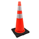 CONO DE SEGURIDAD PLASTICO ROJO 28 PULGADAS