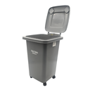 PAPELERA CON TAPA Y RUEDA 30 LITROS SIMPLE SOLUTION