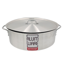 CACEROLA CON TAPA DE 47 LITROS MARCA ALUMWARE
