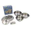 SET 3 BOWLS CON TAPA EUROCHEF