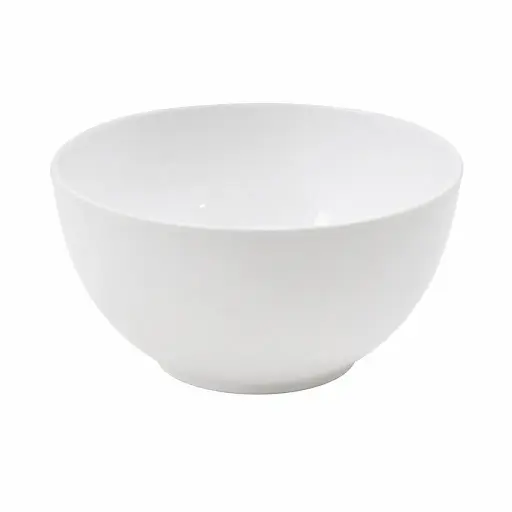[M-UTEN0387] Bowl Mini Salad Blanco De Plástico 500 Ml Alfa Hogar