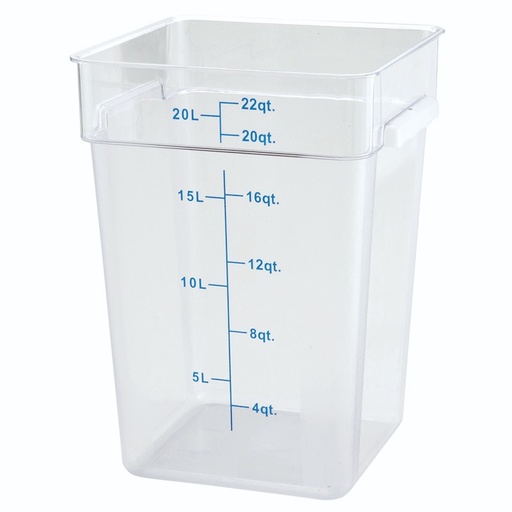 [M-UTEN0392] Contenedor Almacenamiento De Palstico 22 Qt Winco