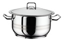 OLLA CON TAPA ACERO INOXIDABLE 22X12 HDA HASCEVHER