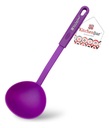 CUCHARA PARA SOPA DE NYLON MORADO KITCHENBAR