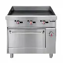 Plancha Con Horno A Gas De Acero Inoxidable 85,8x92x87 Cm Iboia