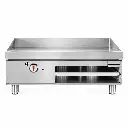 Plancha Con Gratinador De Tope A Gas De Acero Inoxidable 85,8x92x87 Cm Iboia